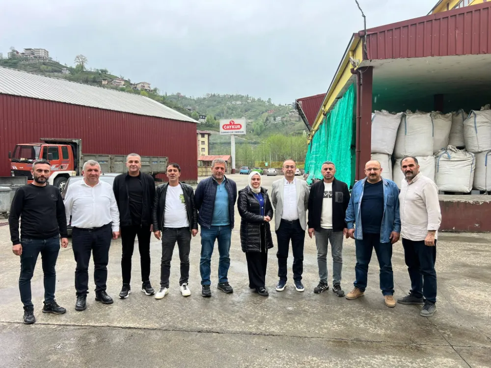 Öz Gıda İş Sendikası’ndan Çaykur Camidağı Çay Fabrikası’na Ziyaret