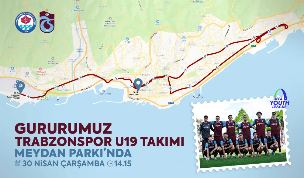 AVRUPA İKİNCİSİ TRABZONSPOR U19’A COŞKULU KARŞILAMA
