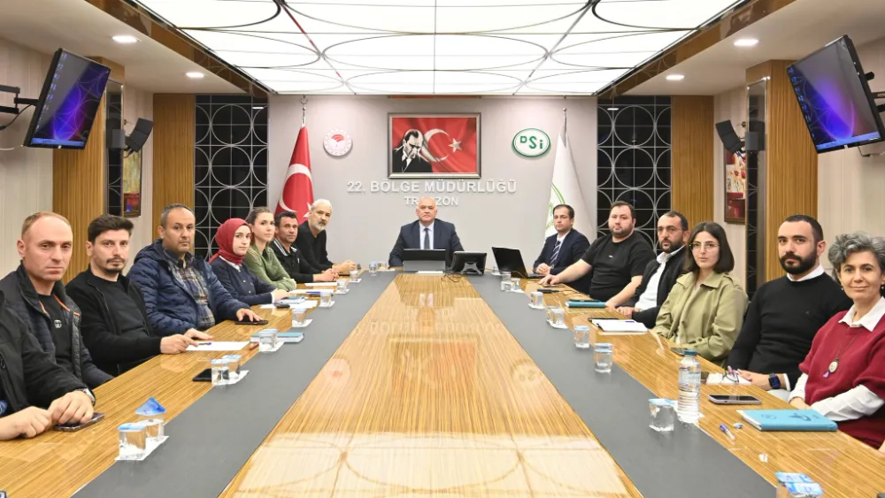 DSİ 22. Bölge Müdürlüğünde CBS Yürütme Kurulu Toplantısı Gerçekleştirildi