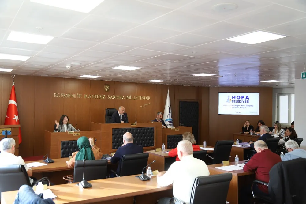 Hopa Belediyesi Nisan Ayı Meclis Toplantısının Birinci Birleşimi Gerçekleştirildi