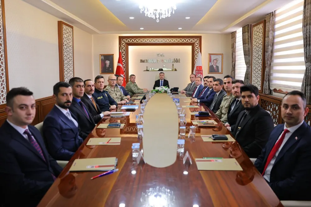 Bayburt Valiliği, İl Güvenlik ve Asayiş Koordinasyon Toplantısını Gerçekleştirdi