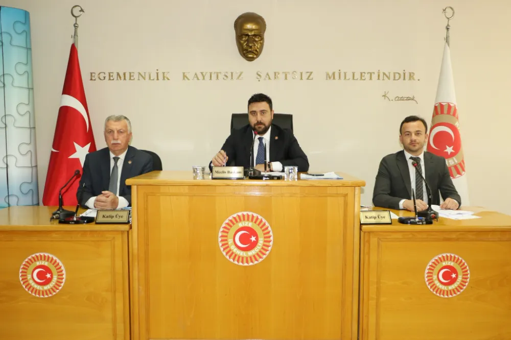 Rize İl Genel Meclisi’nde Köy İçme Suları Masaya Yatırıldı