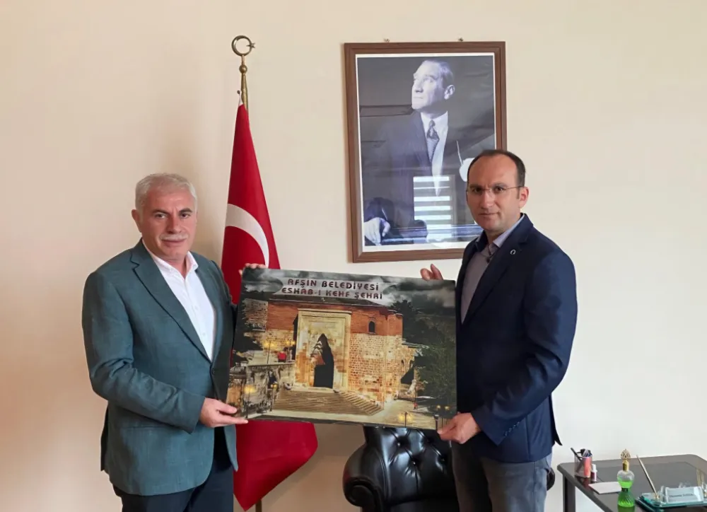 Başkan Mete Memiş, Afşin Kaymakamı Muammer Sarıdoğan ile Görüşerek Bayburt