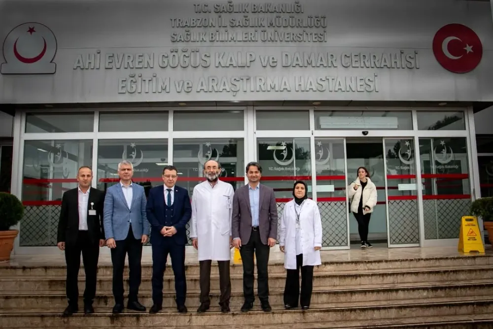Trabzon İl Sağlık Müdürü Dr. Hakan Usta’dan Ahi Evren Hastanesi Anjiyo Birimine Ziyaret