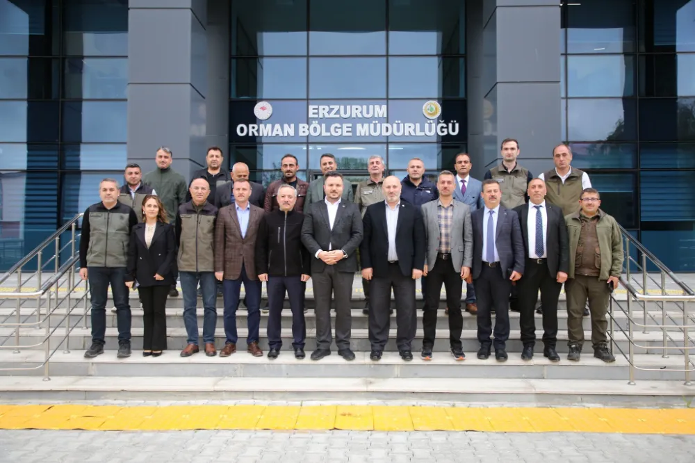 Orman Mühendisleri Odası Genel Başkanı Erzurum Orman Bölge Müdürlüğüne Ziyaret