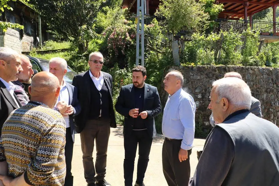 Rize İl Genel Meclisi Başkanı Ali İmran Büyük Köy Ziyaretlerinde