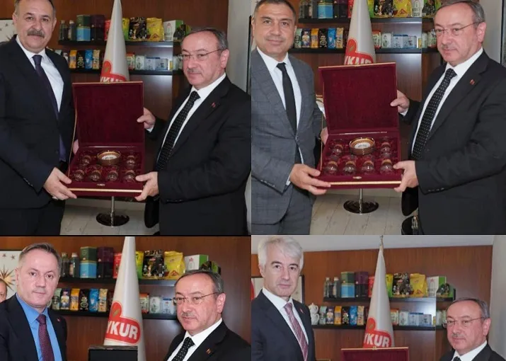 Tarım ve Orman Bakanlığı Heyetinden Çaykur Genel Müdürü Âlim’e Ziyaret
