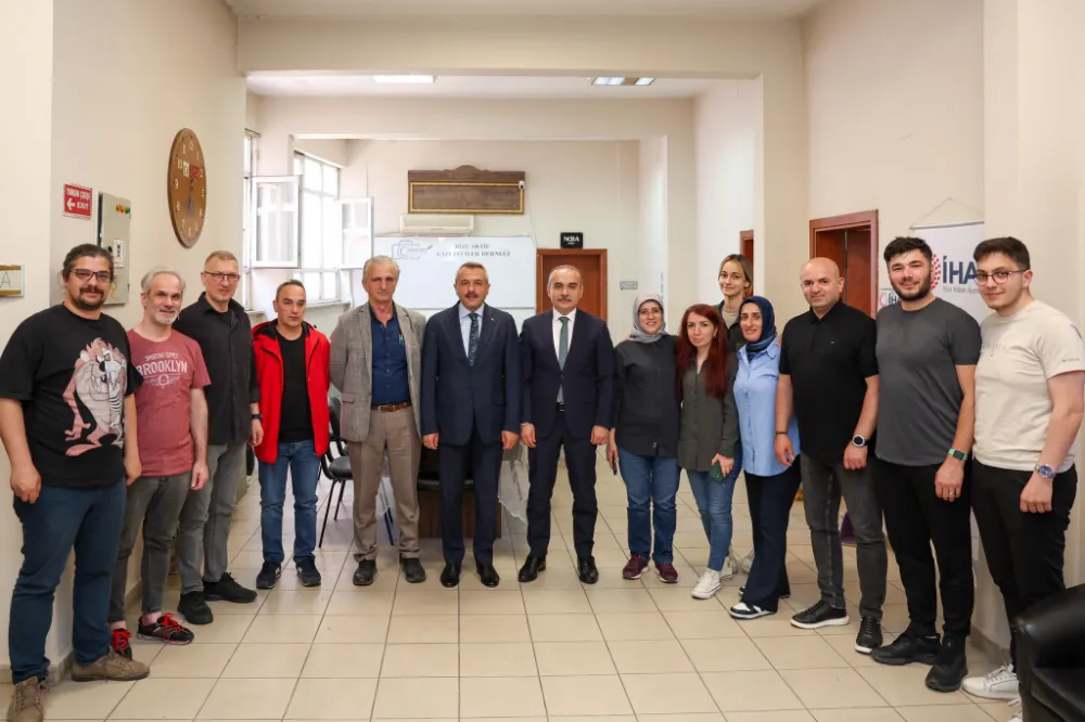 Rize Vali Baydaş’tan Rize Aktif Gazeteciler Derneği’ne Ziyaret