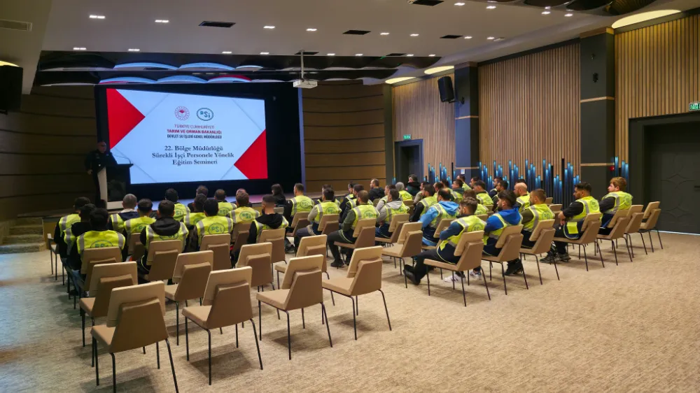 DSİ 22. Bölge Müdürlüğü’nde İşçi Personellere Eğitim Semineri