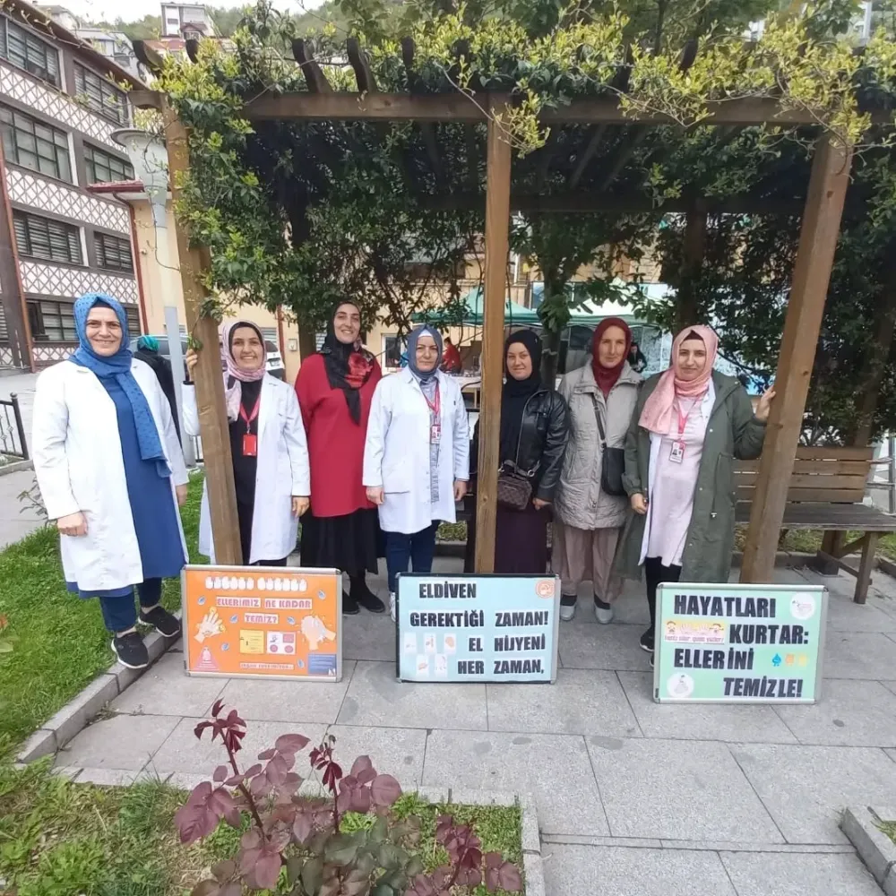 Trabzonda 5 Mayıs Dünya El Hijyeni Günü Etkinliği Düzenlendi