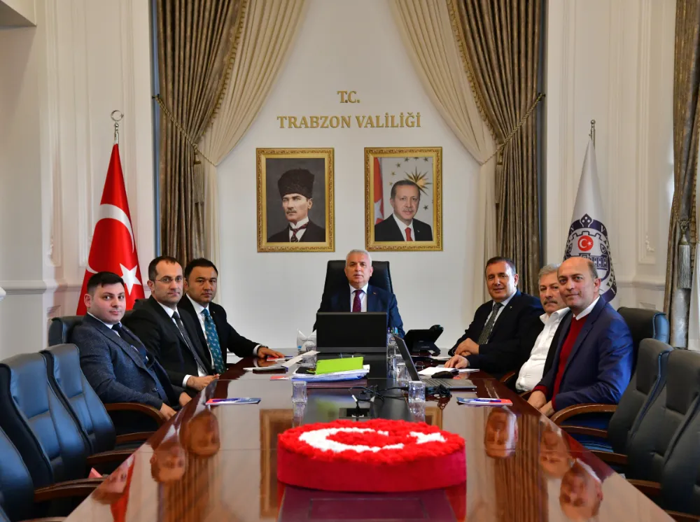 Şinik OSB Yönetim Kurulu Trabzon Valisi Başkanlığında Toplandı