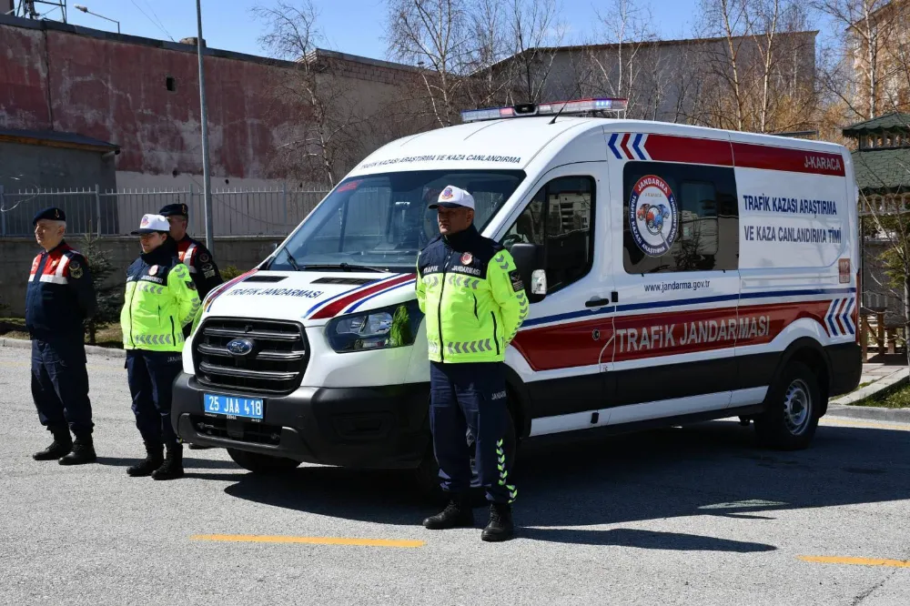 Erzurum İl Jandarma Komutanlığından Trafik Denetim Açıklaması
