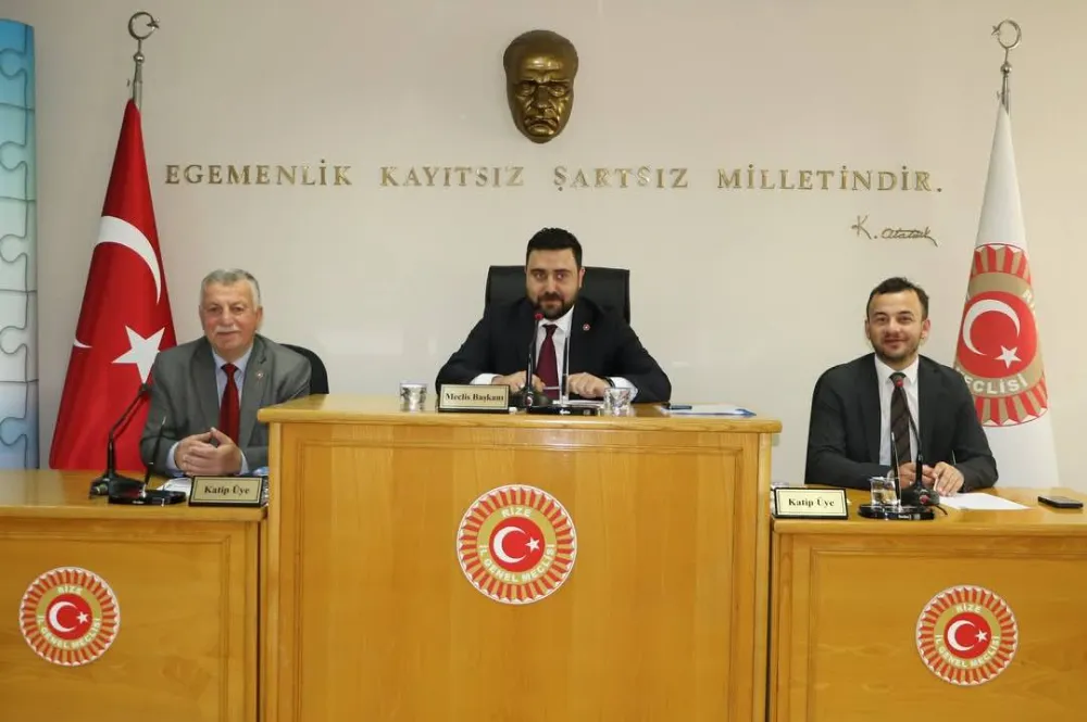 Rize İl Genel Meclisi Mayıs Ayı Toplantıları Devam Ediyor