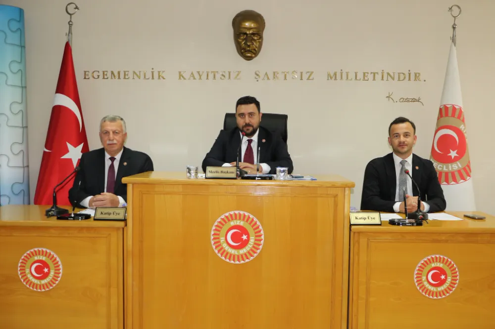 Rize İl Genel Meclisi Haziran Ayı Toplantılarını Başlattı
