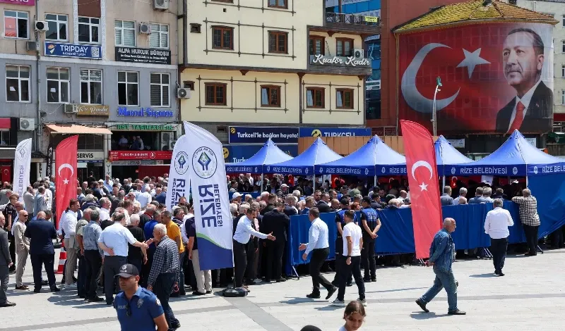 Rize’de Kurban Bayramı Bayramlaşma Töreni Coşkuyla Gerçekleşti