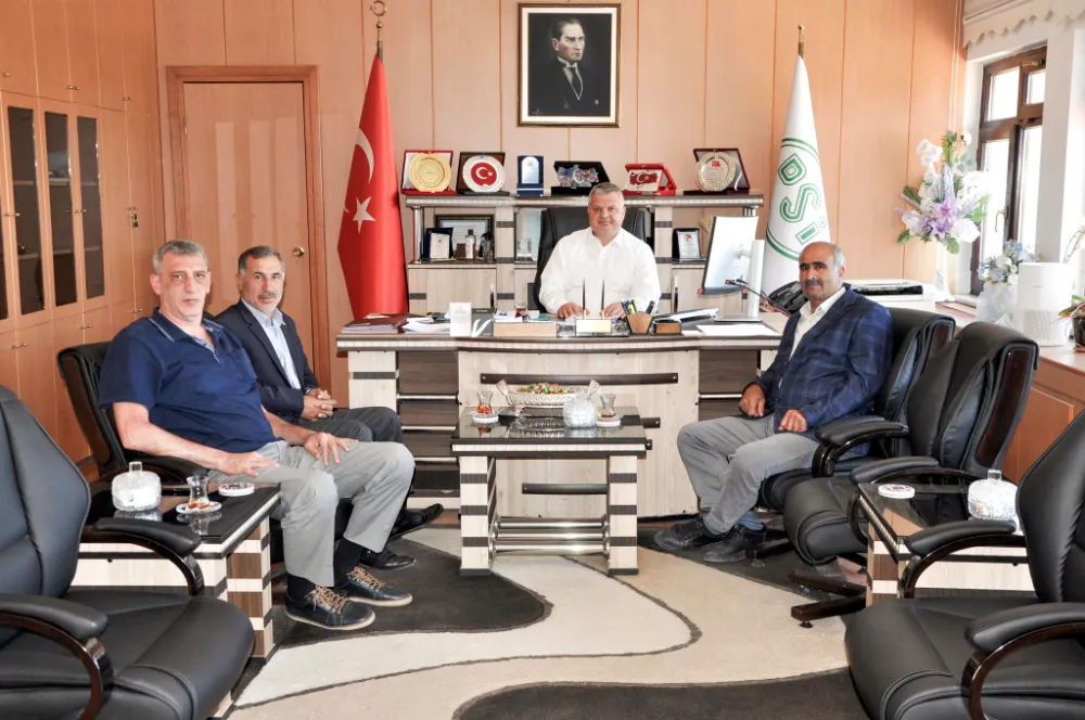 DSİ 8. Bölge Müdürü Yavuz, Köprüköy Mahalle Muhtarlarını Ağırladı