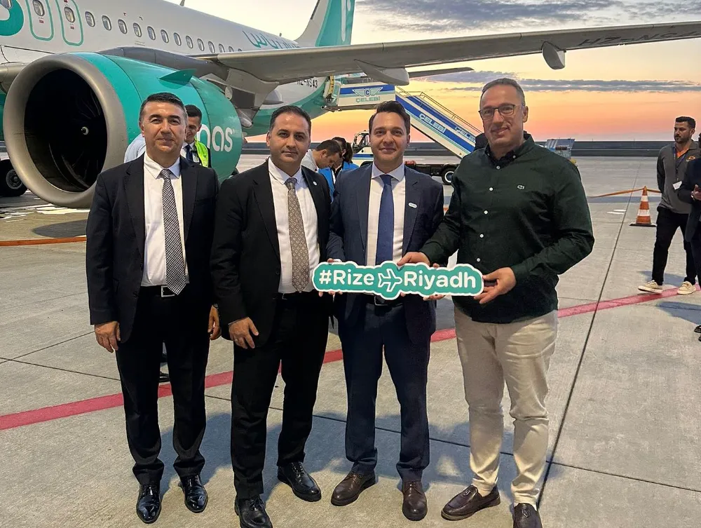 Flynas Uçağı Rize-Artvin Havalimanı’na İlk İnişini Gerçekleştirdi