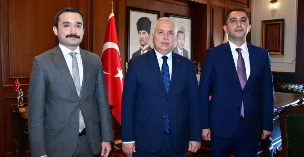 Trabzon Valisi Aziz Yıldırım, Yeni Kaymakamları Makamında Kabul Etti