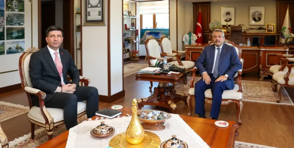 Güneysu Kaymakamı Eyüp Gürdal, Vali Baydaş