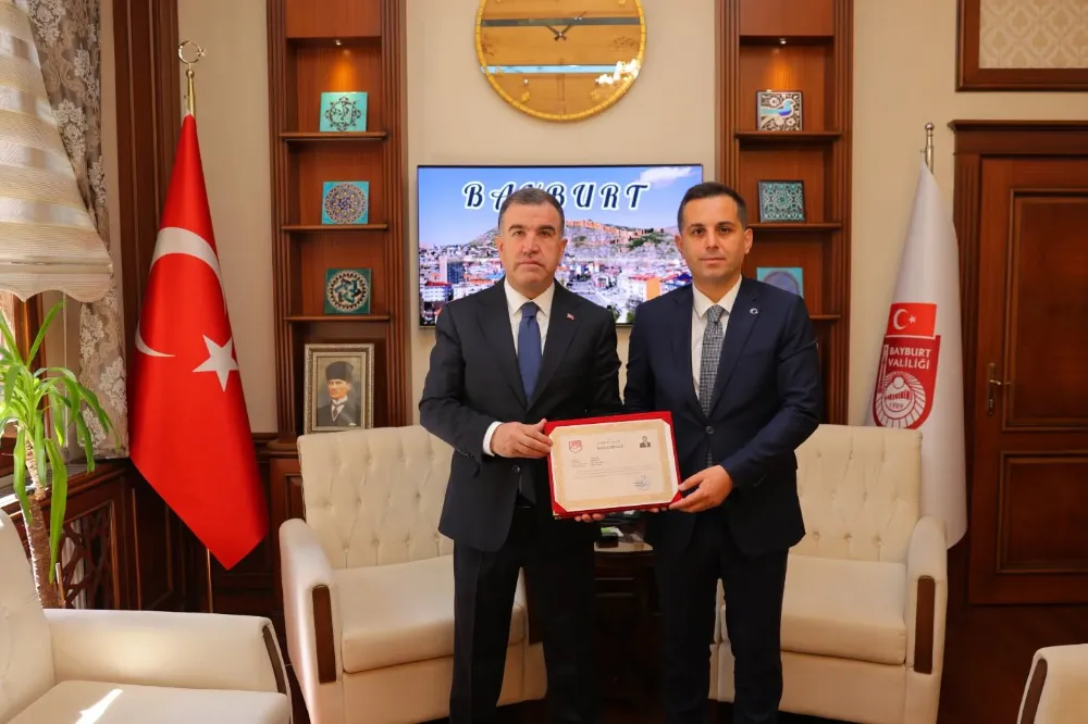 Vali Eldivan’dan Yasin Şahin’e Teşekkür ve Başarı Dileği