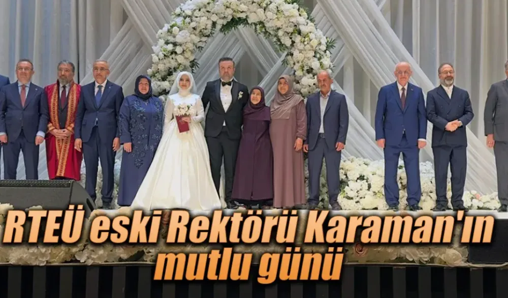 RTEÜ eski Rektörü Karaman