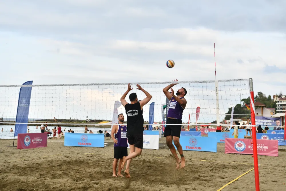 TRABZON’DA PLAJ VOLEYBOLU HEYECANI BAŞLIYOR