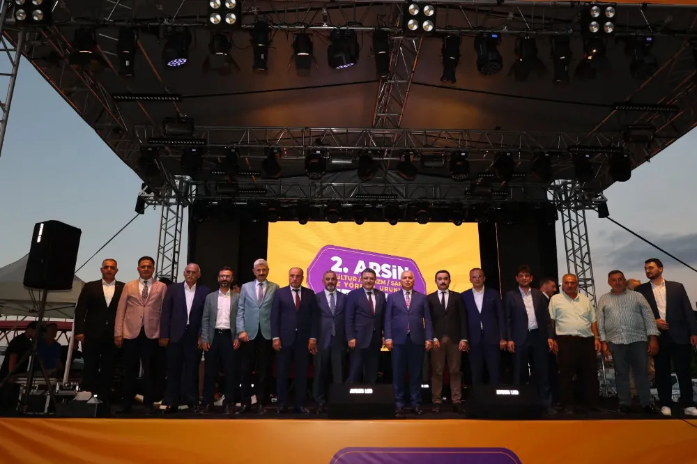 Arsin Festivali Coşkuyla başladı, acı bir haberle anma yapılırken birlik mesajı verildi