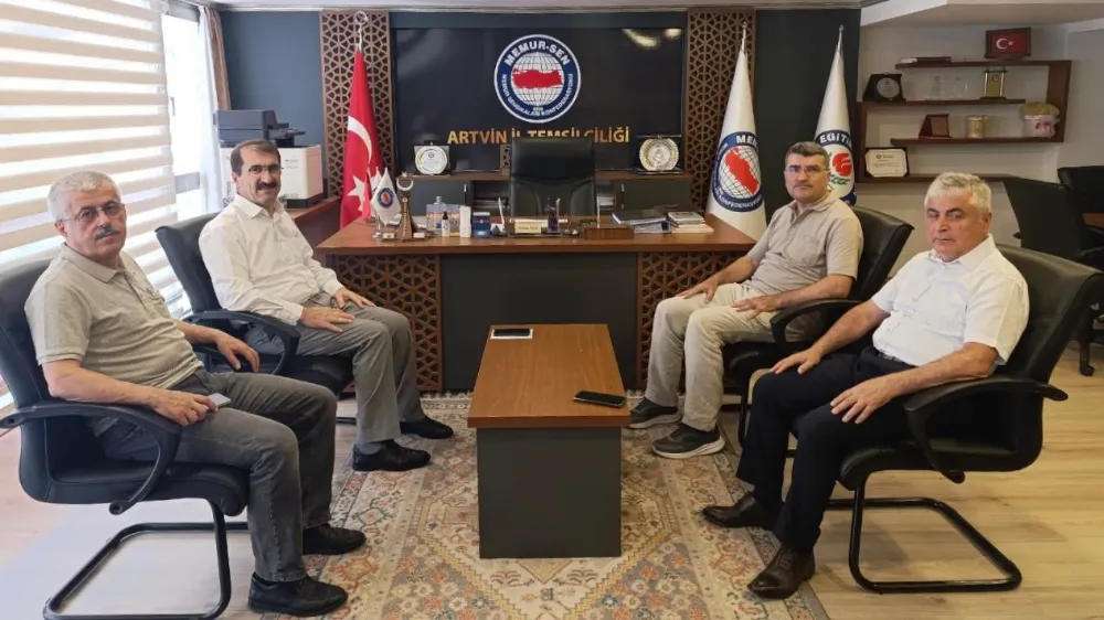 Artvin İl Milli Eğitim Müdürü Fahri Acar’dan Sendikalara Nezaket Ziyareti
