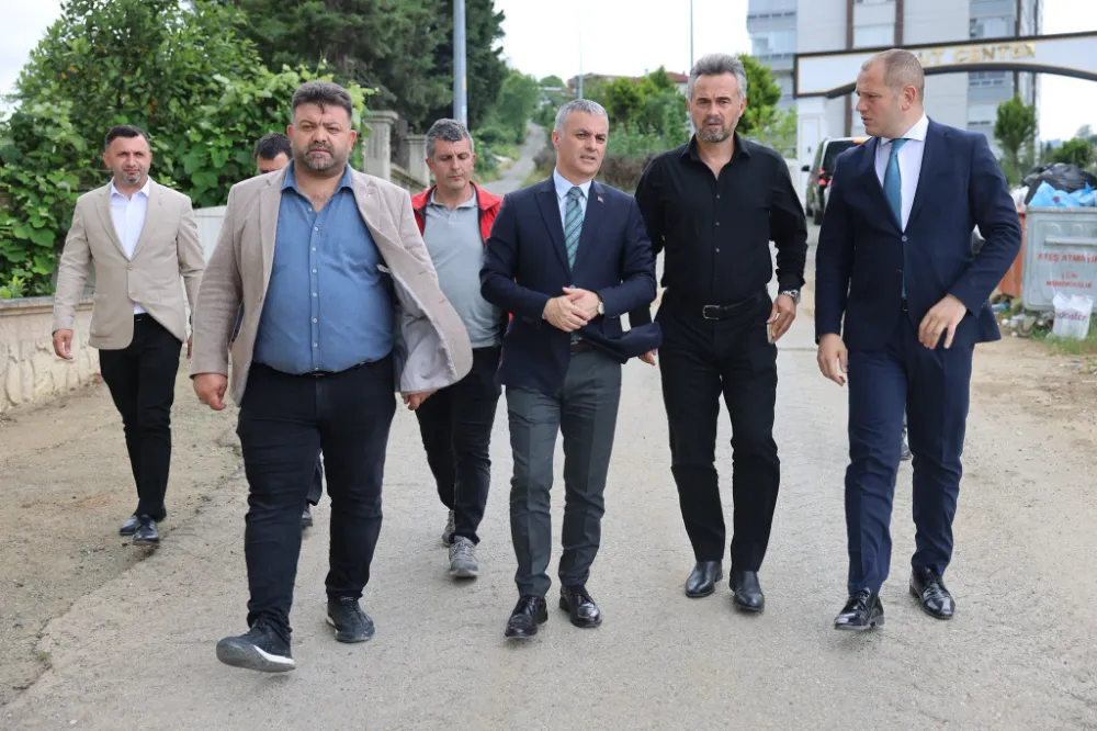 Başkan Bıyık, Betonlama Öncesi Kaşüstü Mahallesi’nde İncelemelerde Bulundu