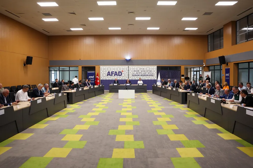 Rize 2025 Koordinasyon Toplantısında Yatırımlar ve Projeler Değerlendirildi 