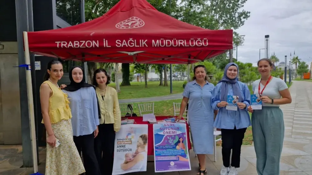 Trabzon İl Sağlık Müdürlüğü, Dünya Emzirme Haftası Kapsamında Farkındalık Etkinliği Düzenledi