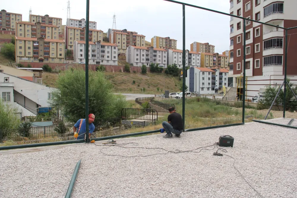 Bayburt’ta 12 Semt Sahasının Yapımı Hızla Devam Ediyor