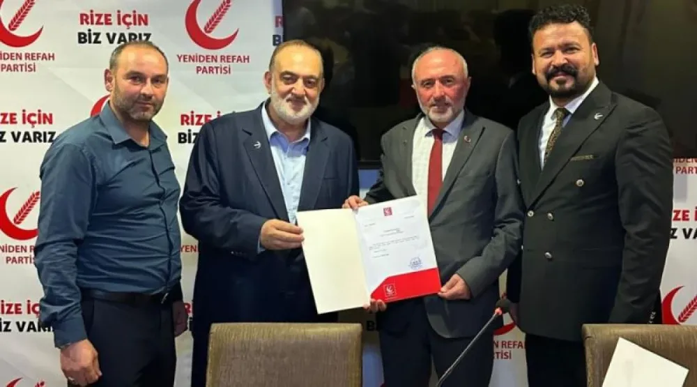 Rize’de 3 İlçede Yeniden Refah Partisi’nde Nöbet Değişimi