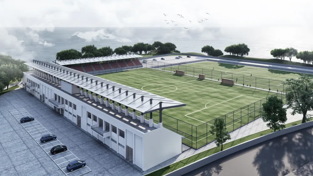 Akçaabat’ta Futbol Sahalarına Modern Tribün ve Soyunma Odaları Kazandırılıyor