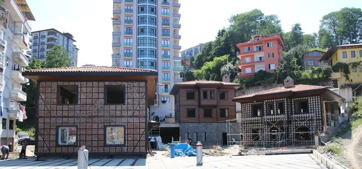 Rize’de Kültür ve Sanat Sokağı Projesinde Çalışmalar Sürüyor