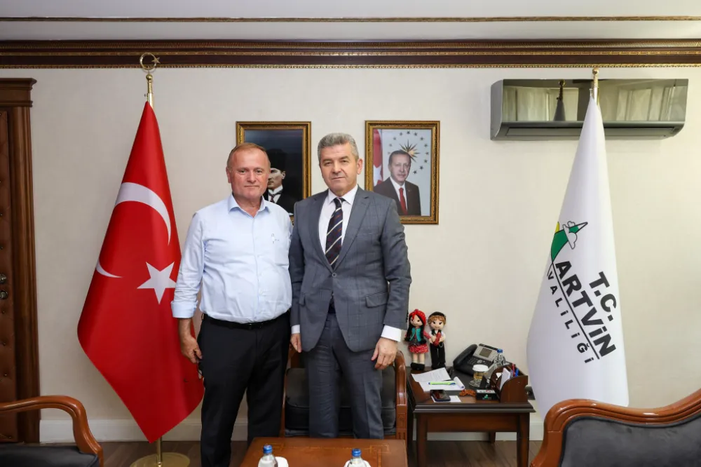 Vali Dr. Turan Ergün Makamında Önemli Konukları Ağırladı