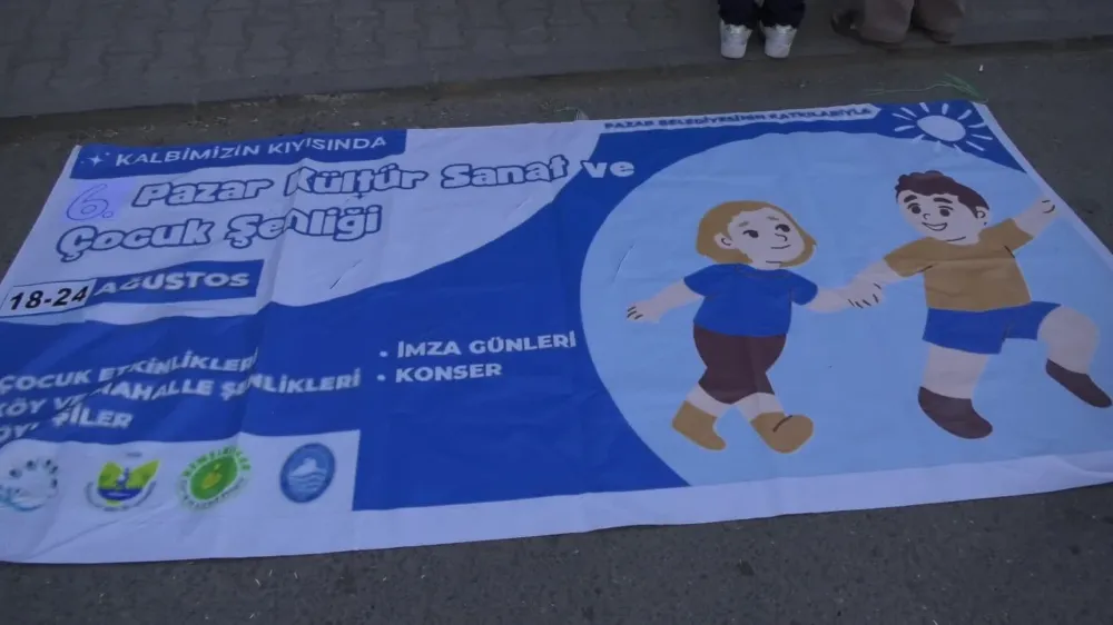 Rize’de 6’ncı Pazar Kültür, Sanat ve Çocuk Şenliği Başladı