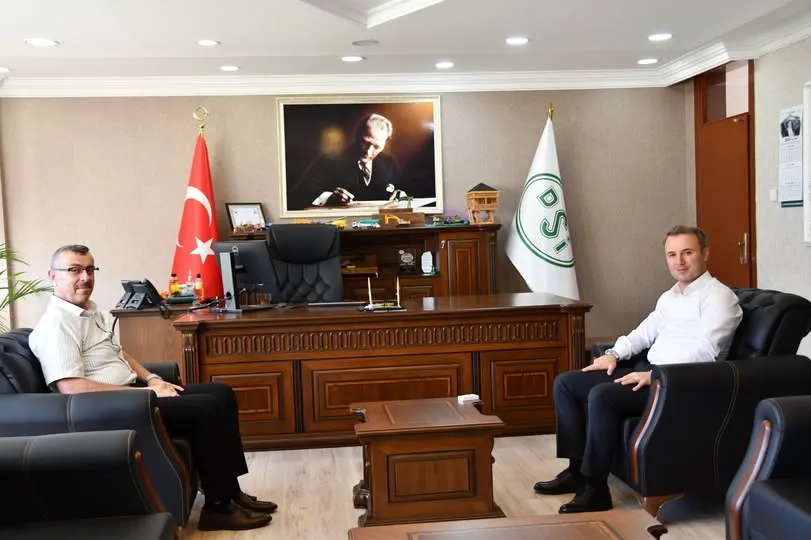 Artvin İl Müftüsü Mesut Harmancı’dan DSİ 26. Bölge Müdürlüğü’ne Veda Ziyareti