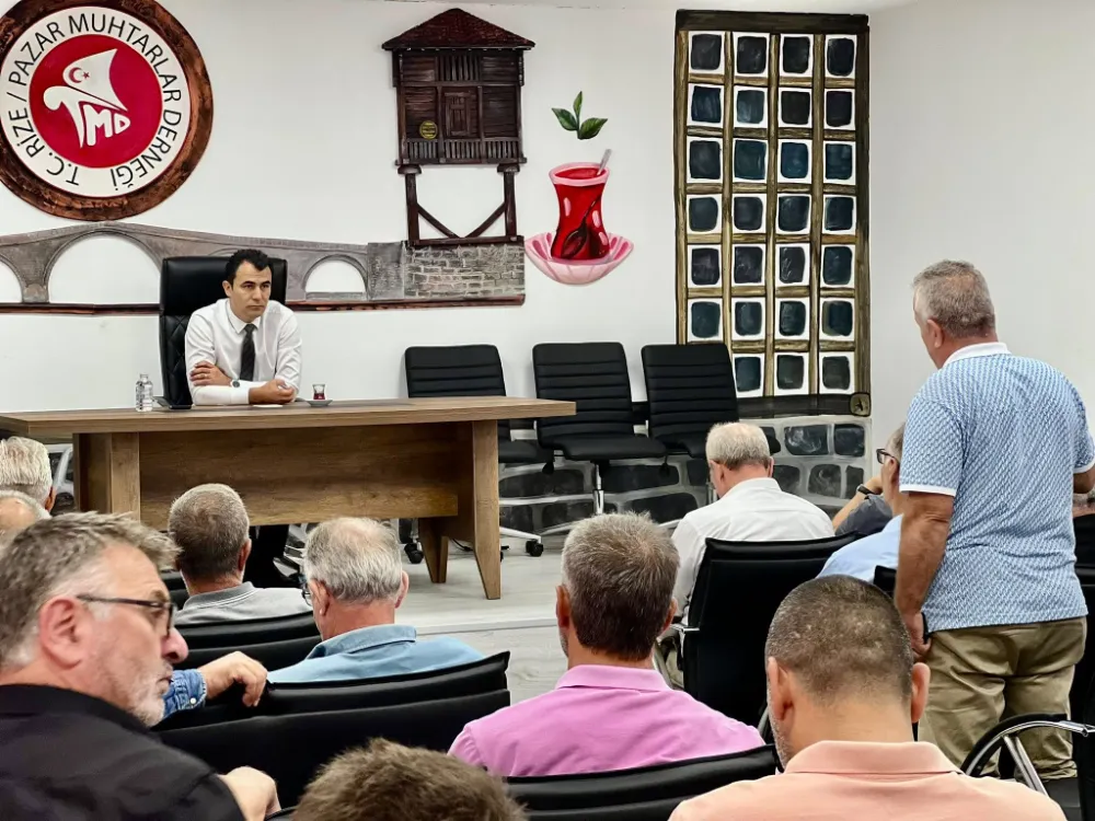Kaymakam Hamza İnam, Köy Muhtarlarıyla Toplantı Gerçekleştirdi
