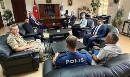 Pazaryolu Kaymakamı Fikri Badioğlu’na Ziyaret