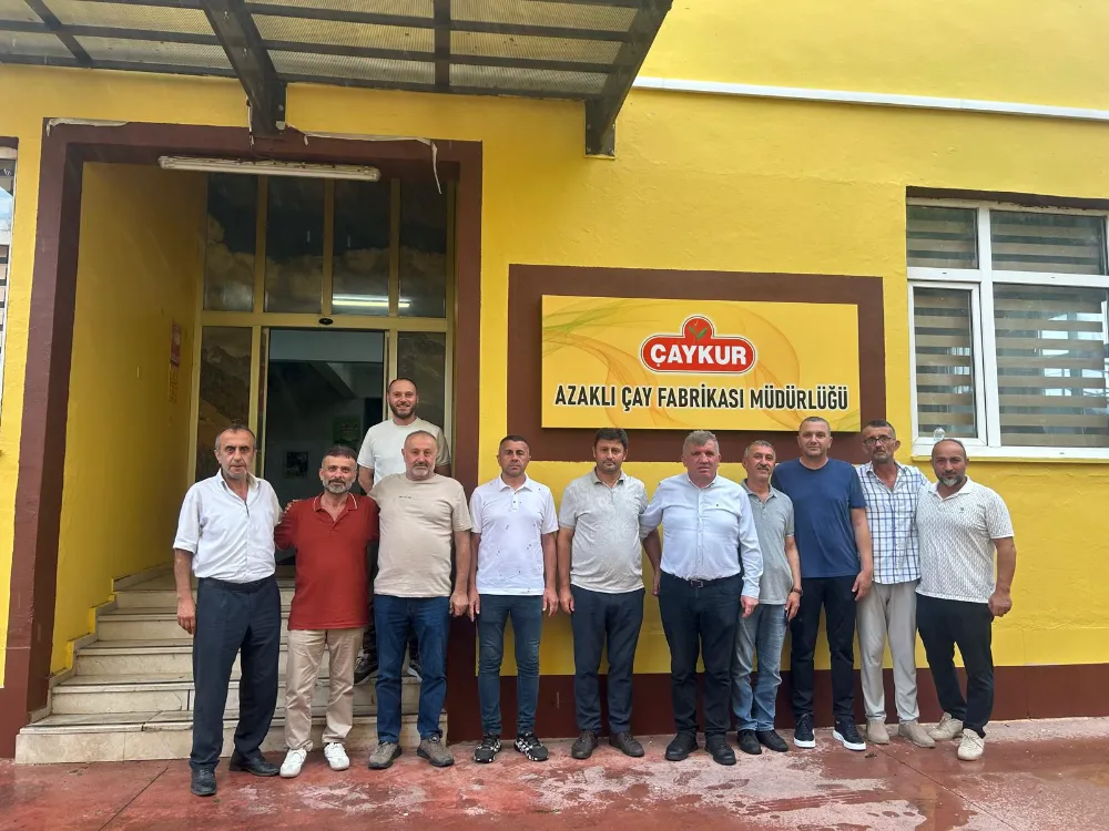 Çaykur İşçileriyle Buluşan Sendika, Haklar ve Yaş Çay Kampanyasını Görüştü