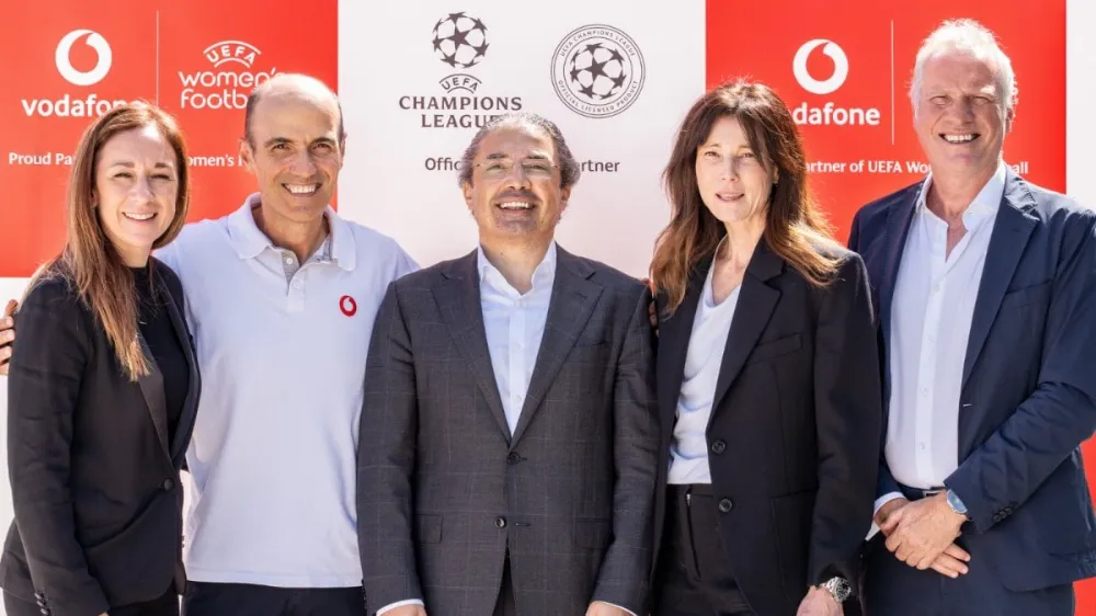 Vodafone, Şampiyonlar Ligi ve UEFA Kadın Futbolu