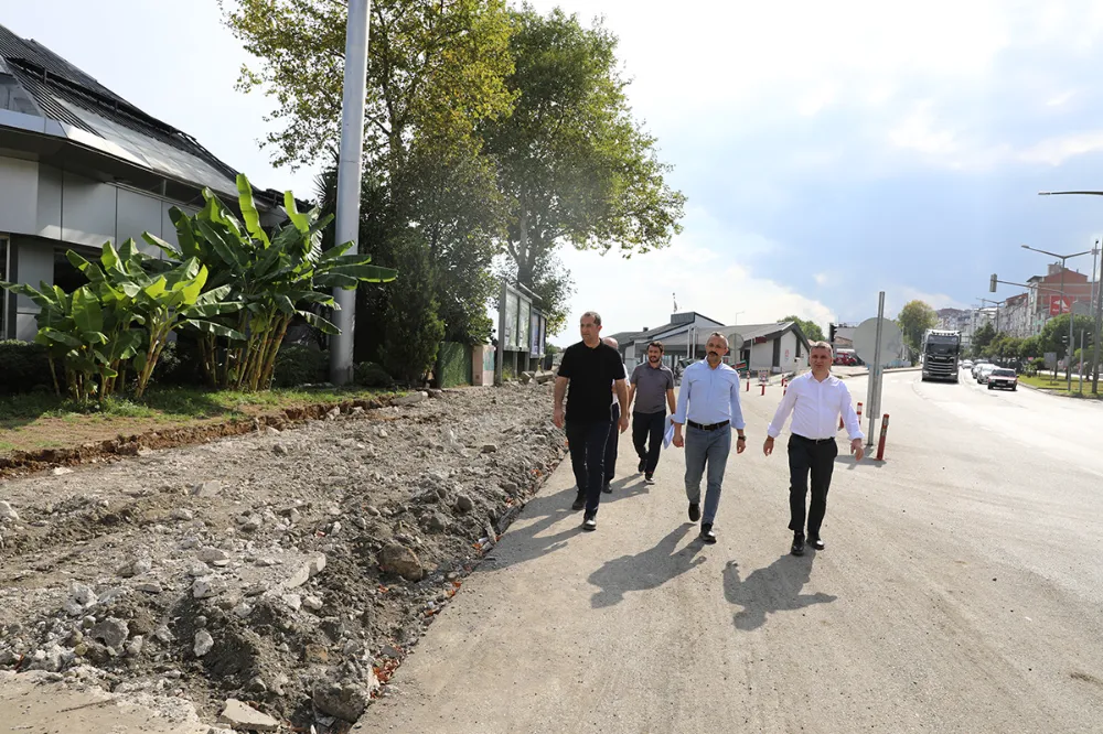 Başkan Ekim, İlçedeki Çalışmaları Yerinde İnceledi