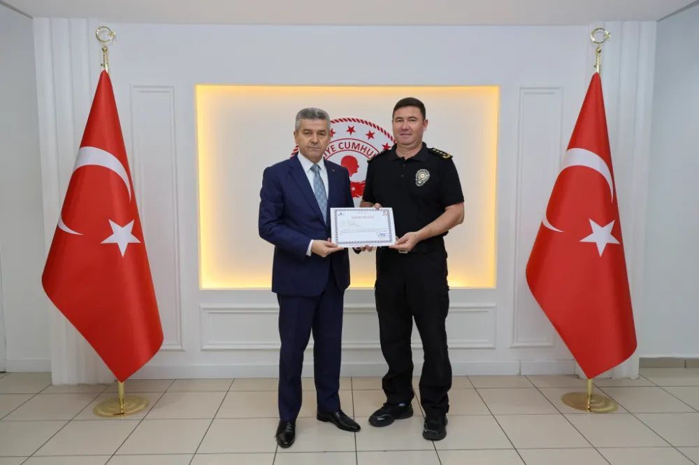 Artvin İl Emniyet Müdürü Hüseyin Adatepe Veda Ziyaretinde Bulundu