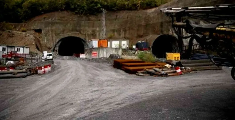 Rize-Erzurum Kırık Tüneli’nde Çalışmalar Hızla Devam Ediyor: Yüzde 90’ı Tamamlandı