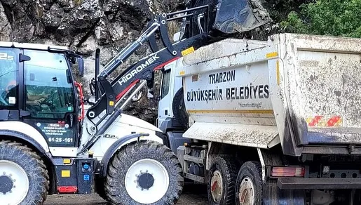 Trabzon’da Yağışlar Sonrası Ekipler Seferber Oldu