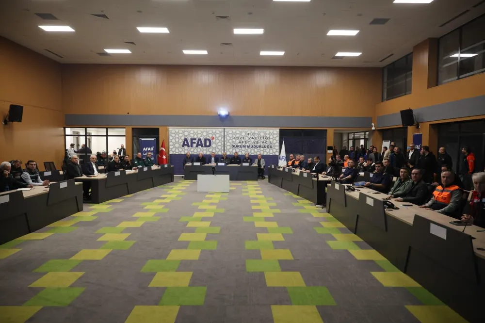 Doğu Karadeniz’de Sel ve Heyelanlar İçin AFAD Koordinasyon Merkezi Harekete Geçti