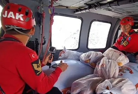 Rize’de Sel, Heyelan ve Kar Etkili Yaylalara Yardım Sevkiyatı Gerçekleşti