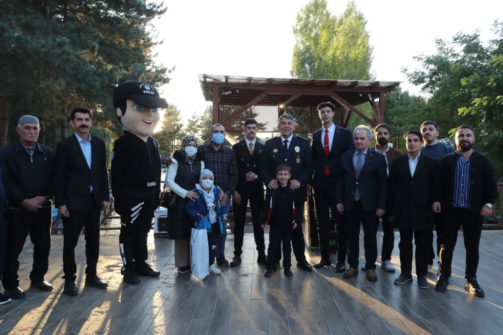Erzurum İl Emniyet Müdürü Onur Karaburun, Eymen Asaf Derin’i Mutlu Gününde Ziyaret Etti