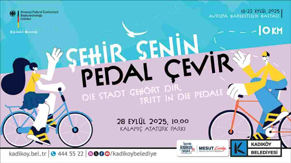 Kadıköy’de Şehir Senin, Pedal Çevir Farkındalık Etkinliği Gerçekleştirildi